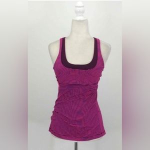 Lululemon Athletica Hot Pink Purple Stash N Go Tank Top S/M